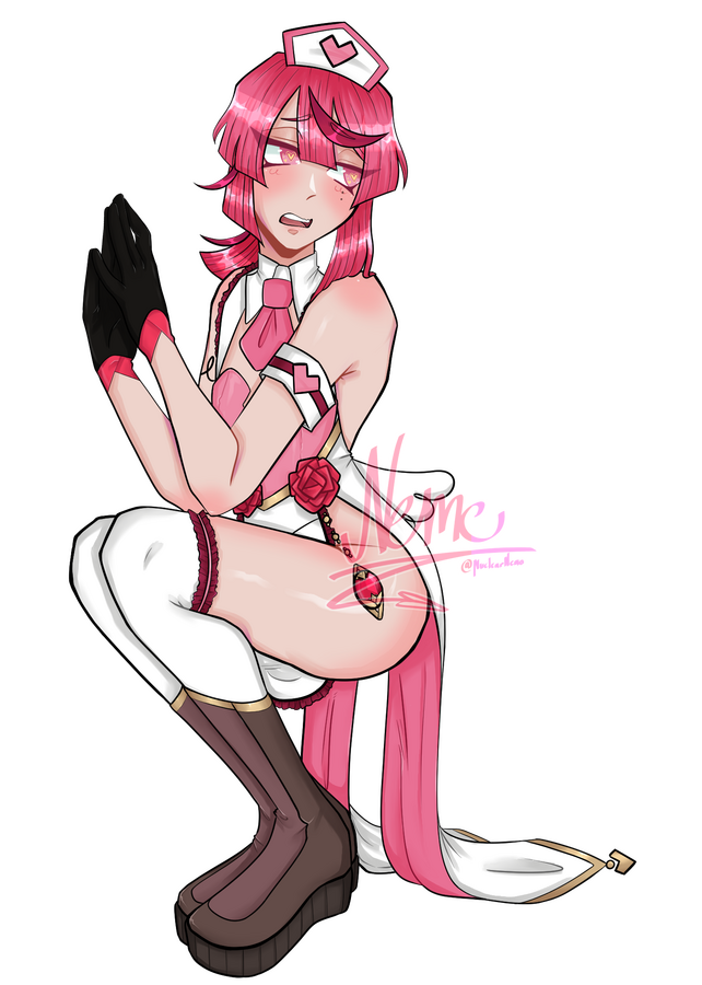 full-body Lineart style 2 with full shading