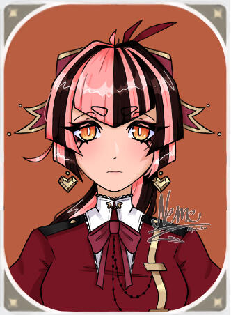 Genshin character card with iconic border